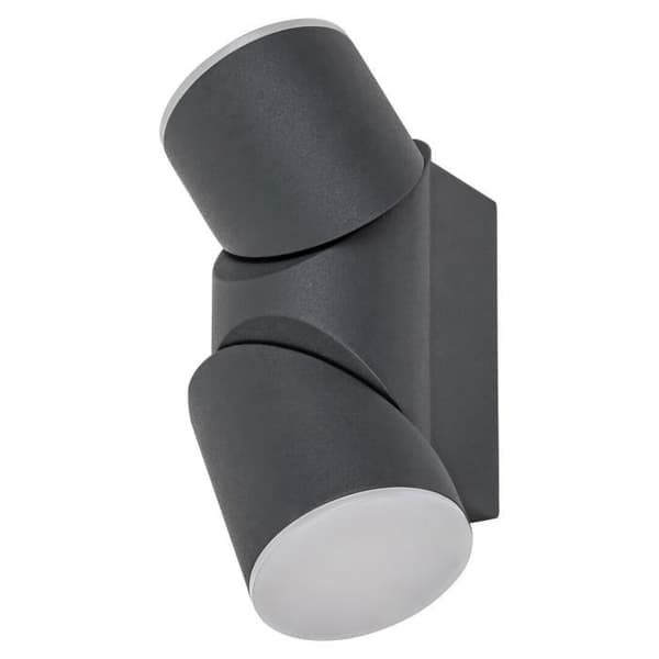 Inbyggd LED utomhusvägglampa Rabalux - anthracite - 7,5x17,5x9,5 cm