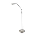 Miniatyrbild 1 av 2: Trio Bergamo Modern Task Golvlampa Matt Nickel 3000K
