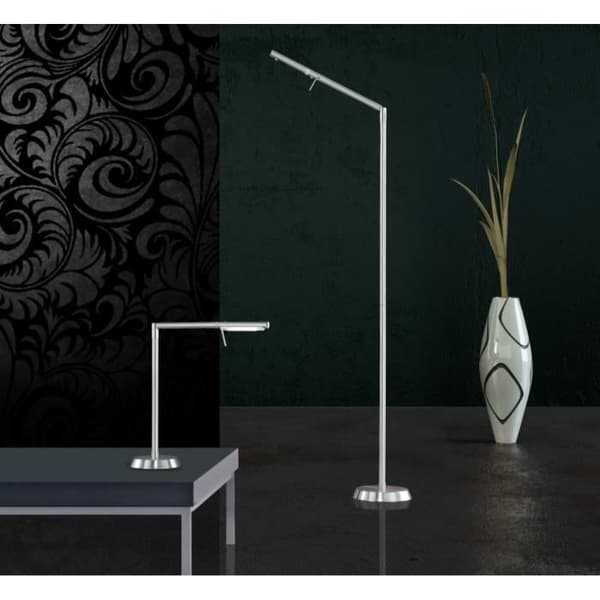 Lampställ - Trio - Filigran - 162 cm - LED - Stål/Glas - Vit/Matt Silver