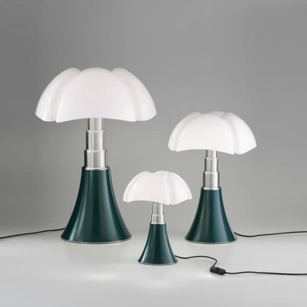 Bordslampa eller golvlampa - Martinelli Luce - Pipistrello - H66-86cm - LED - Agavegrön