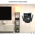 Miniatyrbild 4 av 4: Lampfotogen - SUNMORY - Modell med 3 Färgtemperaturer - 2 USB-portar - Massivt trä - 1 Låda
