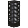 Miniatyrbillede 1 af 9: Solcellelampe, Rattan-Design, 15.5x15.5x46 cm, Sort