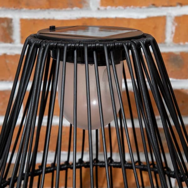 Trädgårdslampa, Solarlampe, 34x34x56 cm, Svart
