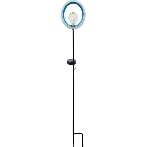 Solcellslykta - GARDEN ID Lagune - Ø16 h80 cm - Batteritid 6-8 timmar - På/av-knapp - Laddningsbart AAA-batteri.