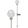 Miniatyrbillede 1 af 3: Solarborder - GARDEN ID-lampe - Ø8 h70 cm - Driftstid 6 til 8 timer - Tænd/sluk-knap - Genopladeligt AAA-batteri