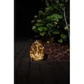 Miniatyrbillede 2 af 2: Solcellelanterne - GARDEN ID Bali - Ø14 H23 cm - Lyser i 6-8 timer - Alsidig ophængning - Genopladeligt AAA-batteri.