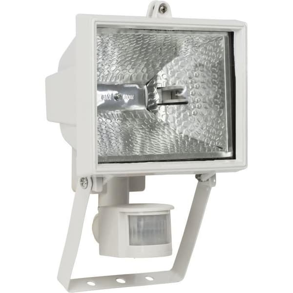 BRILLIANT Spotlight med detektor TANKO - R7s - 1x400W - Hvid farve