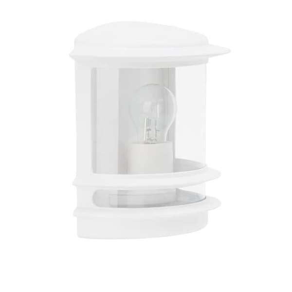 Hollywood utomhusvägglampa - Brilliant - Vit - E27-lampa max 60W