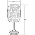 Miniatyrbillede 3 af 3: Solcellelanterne - GALIX - G2003 - Forkobbet metal - 10 lumen hvid LED - H35 cm
