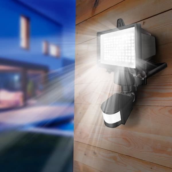 LUMI JARDIN Cooper Black solcellsprojektor - H 22 cm - Svart