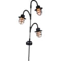 Miniatyrbild 1 av 4: Dekorativ solcellsfyr - LUMISKY - BERRY SPIKE - H74 cm - Varmvit LED