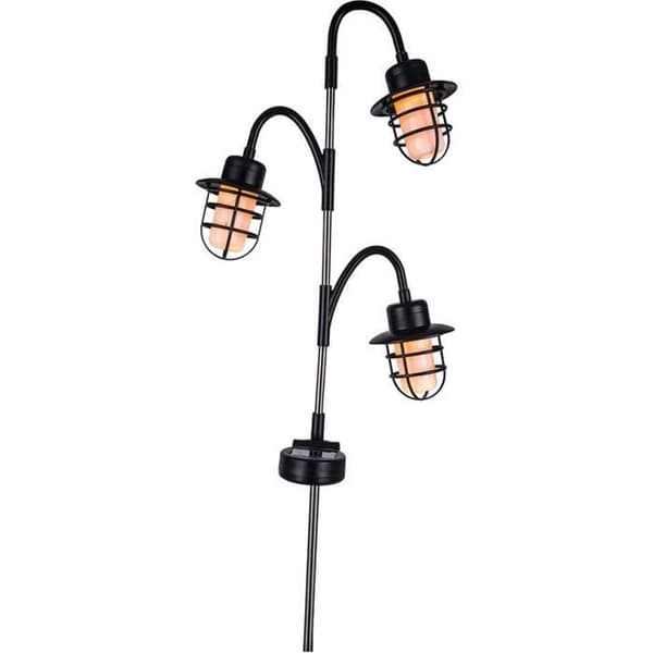 Dekorativ solfyr - LUMISKY - BERRY SPIKE - H74 cm - varmvit LED