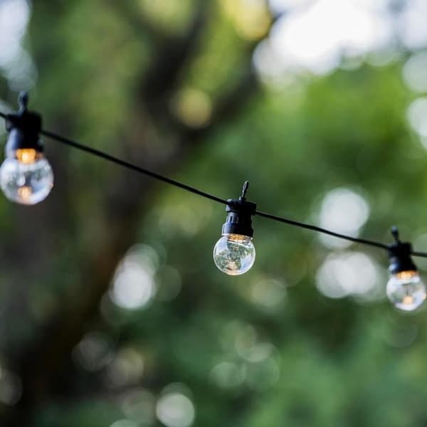 LUMIJARDIN Aurinkopaneeliköynnös 10 LED-valoa - Lämmin valkoinen - Party Clear Solar