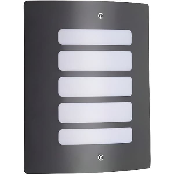 Todd udendørs væglampe - BRILLIANT - H29cm - Antracit - 60W - Buede linjer
