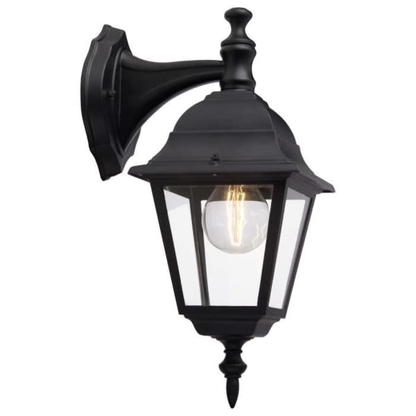 BRILLIANT NEWPORT utomhus downlight - svart metall/glas E27 1x60W