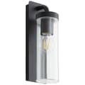 Miniatyrbild 4 av 5: AOSTA - BRILLIANT - Frostad svart - Metall/plast - E27 1x25W utomhusvägglampa