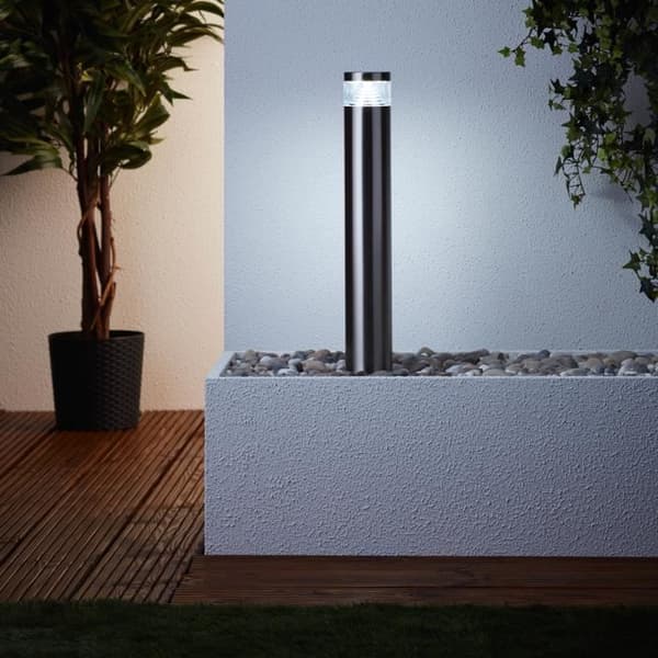AVON utomhuspollare - BRILLIANT - specialstål/plast LED 1x4W - grå