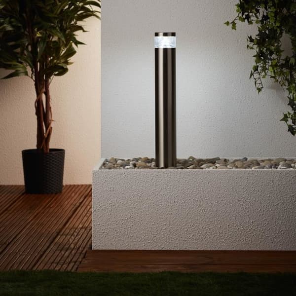 AVON utomhuspollare - BRILLIANT - specialstål/plast LED 1x4W - grå