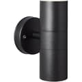 Miniatyrbild 3 av 6: JANDY 2L utomhusvägglampa svart metall/glas - BRILLIANT - GU10 max 18W IP44