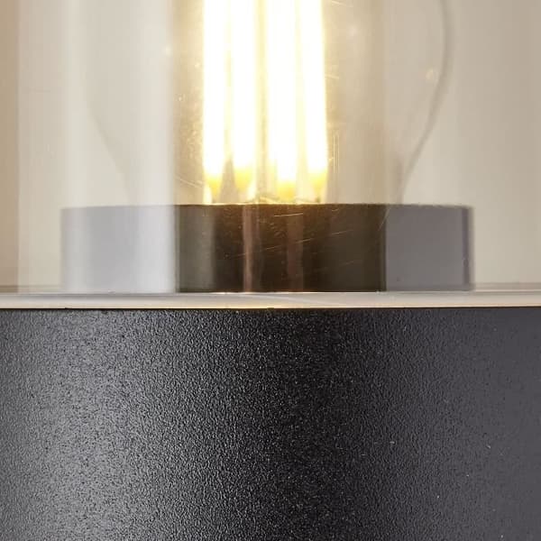 SERGIORO ulkoseinävalaisin - BRILLIANT - Alumiini/Muovi - Himmeä musta - E27 20W - IP44