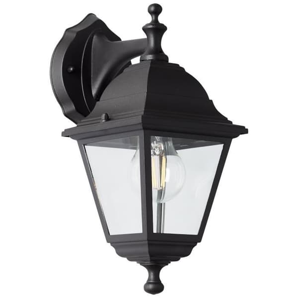Strålende udendørs applikation efterkommer Nissie sort E27 1x60w