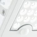 Miniatyrbillede 6 af 6: Udendørs væglampe - BRILLIANT - LUTON - LED og solcelle - Bevægelsessensor - Plastik og metal - 4 W - Hvid