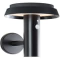 Miniatyrbillede 1 af 6: Udendørs væglampe - BRILLIANT - ALVERO - LED og solcelledrevet - Bevægelsessensor - Metal og plastik - 4 W - Sort