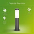 Pikkukuva 3 / 6: PHILIPS Utrecht ulkopollari - Metalli - LED - 1x20W - Harmaa - Nykyaikainen - Design
