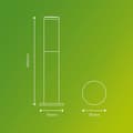 Pikkukuva 6 / 6: PHILIPS Utrecht ulkopollari - Metalli - LED - 1x20W - Harmaa - Nykyaikainen - Design