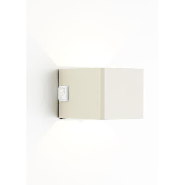 Magnetisk utomhusvägglampa - ISEO - BRILLIANT - Uppladdningsbar - Creme - LED - Sensor - 4W - 300lm - 3000K - USB