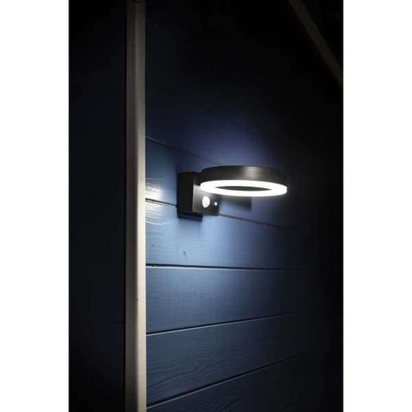 Aurinkokennopollari - GALIX - G4590B - Erittäin kirkas - Ruostumaton teräs (seinävalaisinvaihtoehto) ilmaisimella - K 50 cm - 1000 lumenia