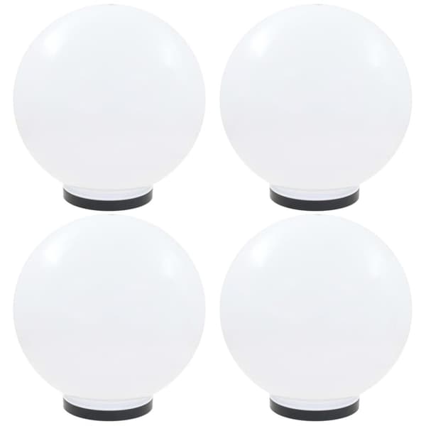 Globlampor 4 st LED sfäriska 40 cm PMMA