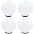 Miniatyrbild 1 av 2: Globlampor 4 st LED sfäriska 40 cm PMMA