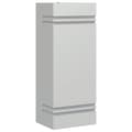 Miniatyrbild 2 av 2: Utomhusvägglampa 2 st silver rostfritt stål