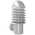 Miniatyrbild 2 av 2: Utomhusvägglampa 2 st silver rostfritt stål