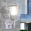 Miniatyrbild 1 av 2: Uplight utomhusvägglykta med sensor rostfritt stål