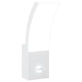 Miniatyrbild 2 av 2: Utomhusvägglampa LED med sensor vit gjuten aluminium