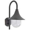 Miniatyrbild 1 av 2: Vägglampa för trädgård E27 42 cm aluminium brons