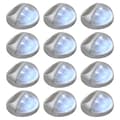 Miniatyrbild 1 av 2: Sollampa vägg LED set 12 st rund silver