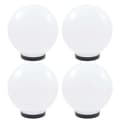 Miniatyrbild 1 av 2: Globlampor 4 st LED sfäriska 25 cm PMMA