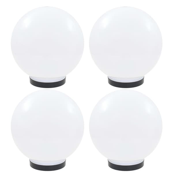 Globlampor 4 st LED sfäriska 25 cm PMMA