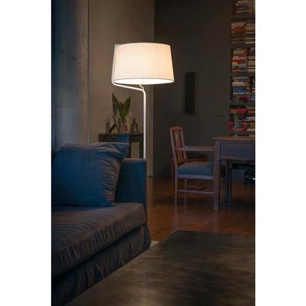 Lampadaire - FARO - Berni - Vit - E27 - 20W - Inomhus