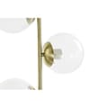 Miniatyrbild 3 av 4: golvlampa 35 x 25 x 167 cm guldglas transparent metall 220 v 50 w - Färg: TRANSPARENT