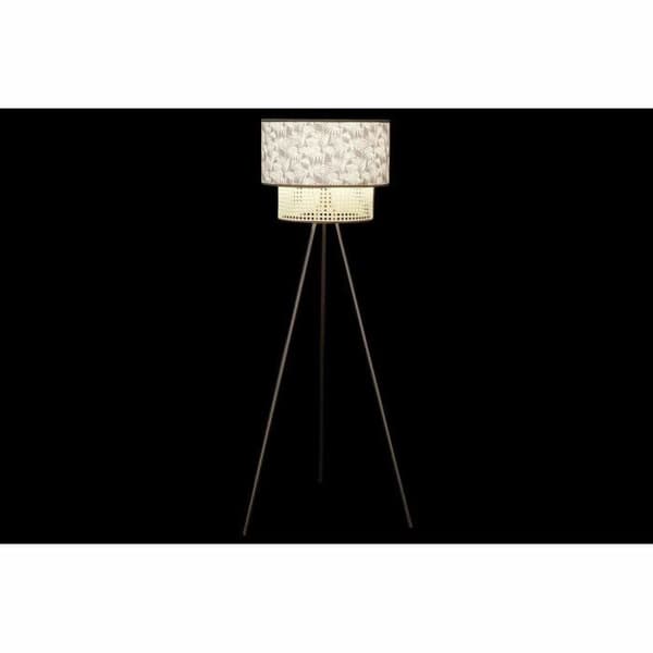 Golvlampa - Naturlig - Svart - Metall - Palmer - 60 x 60 x 129 cm