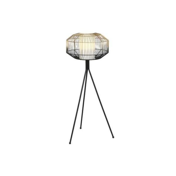 golvlampa 39 x 39 x 103 cm svart guld järn 220 v 50 w