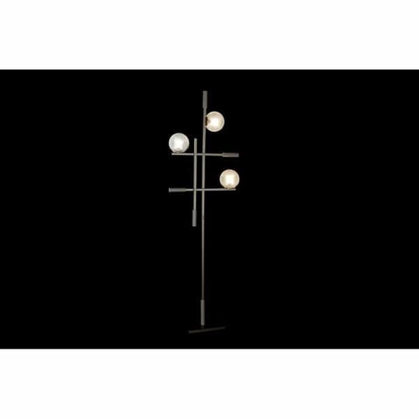 modern golvlampa i guldglas i metall (55 x 24 x 185 cm)