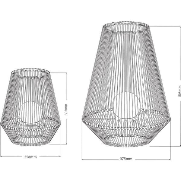 Dekorativ solcellslykta med pärlkula - GALIX - H30 - 10 lumen - 8 timmars ljusstyrka