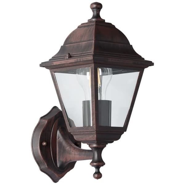BRILJANT NISSIE rostfärgad utomhusvägglampa E27 1x60W