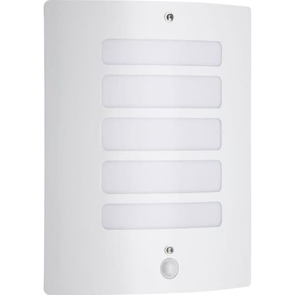 TODD Vit utomhusvägglampa med sensor - Brilliant - Metall och plast - E27 max 60 W