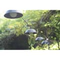 Miniatyrbild 2 av 4: Solcellsljusslinga - Luna - 5 m - Svart - 10 glödlampor - 50 lumen - USB-laddningsbar